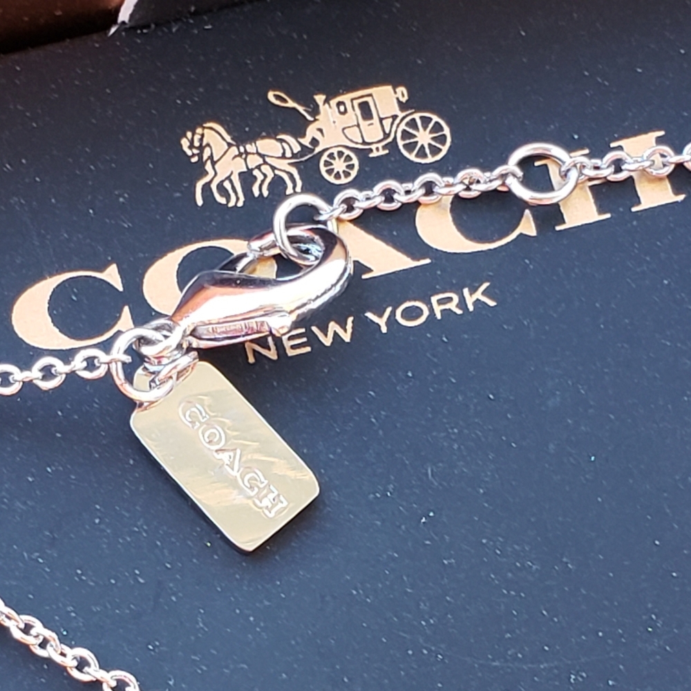 ⚠️LAST 1⚠️ Coach Silver Bar Bracelet - Picture 4 of 5